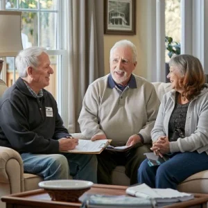 Talking with an aging in place specialist