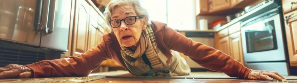 Tips on fall prevention for older adults in their homes.