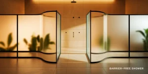 Barrier free shower