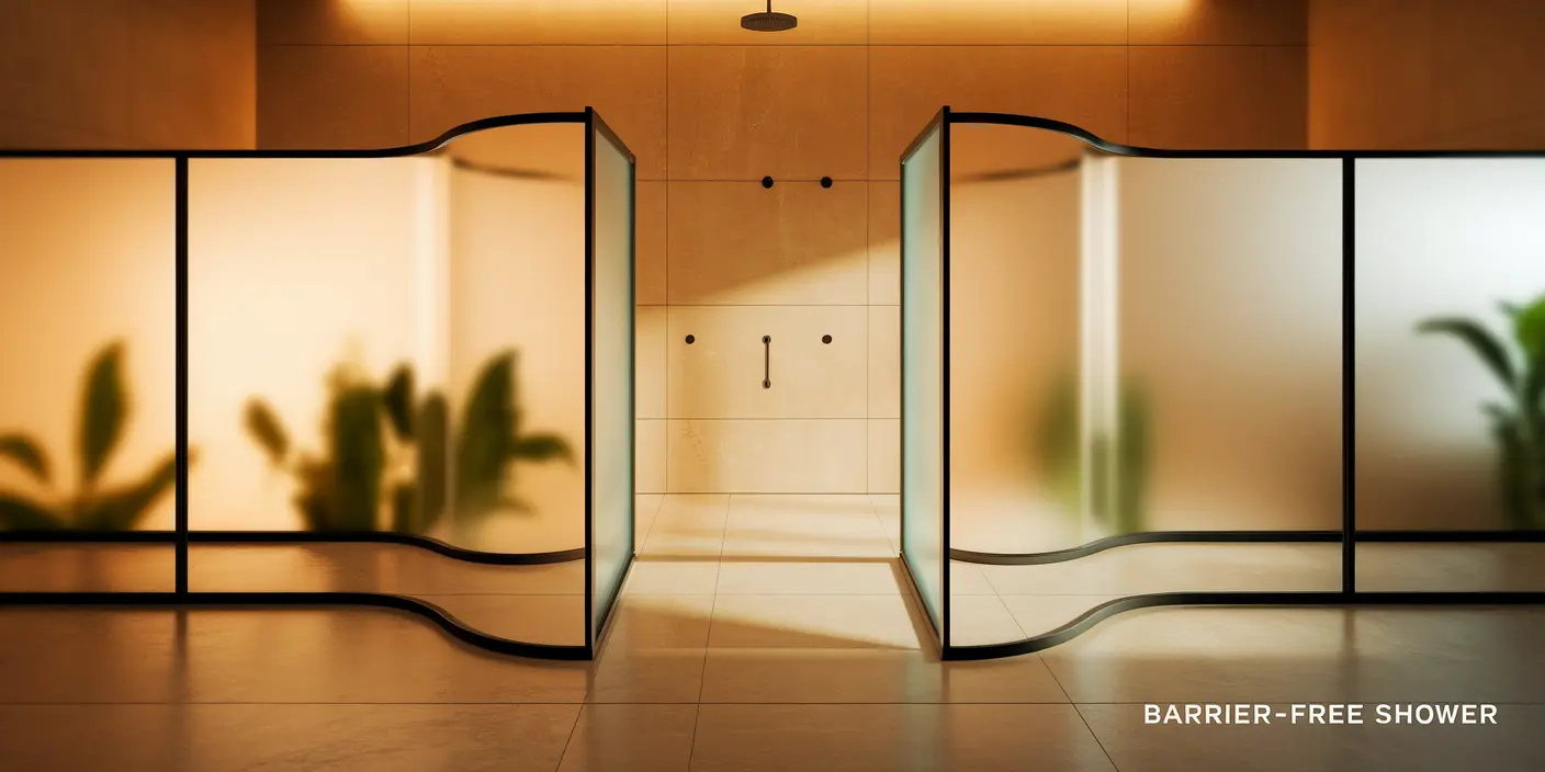Barrier free shower