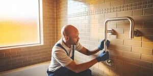 Grab bar installation
