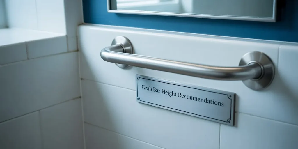 Recommended grab bar heights